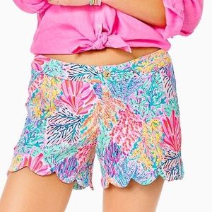 🔥NWT🔥Lilly Pulitzer Buttercup Knit Short in Multi Splashdance print